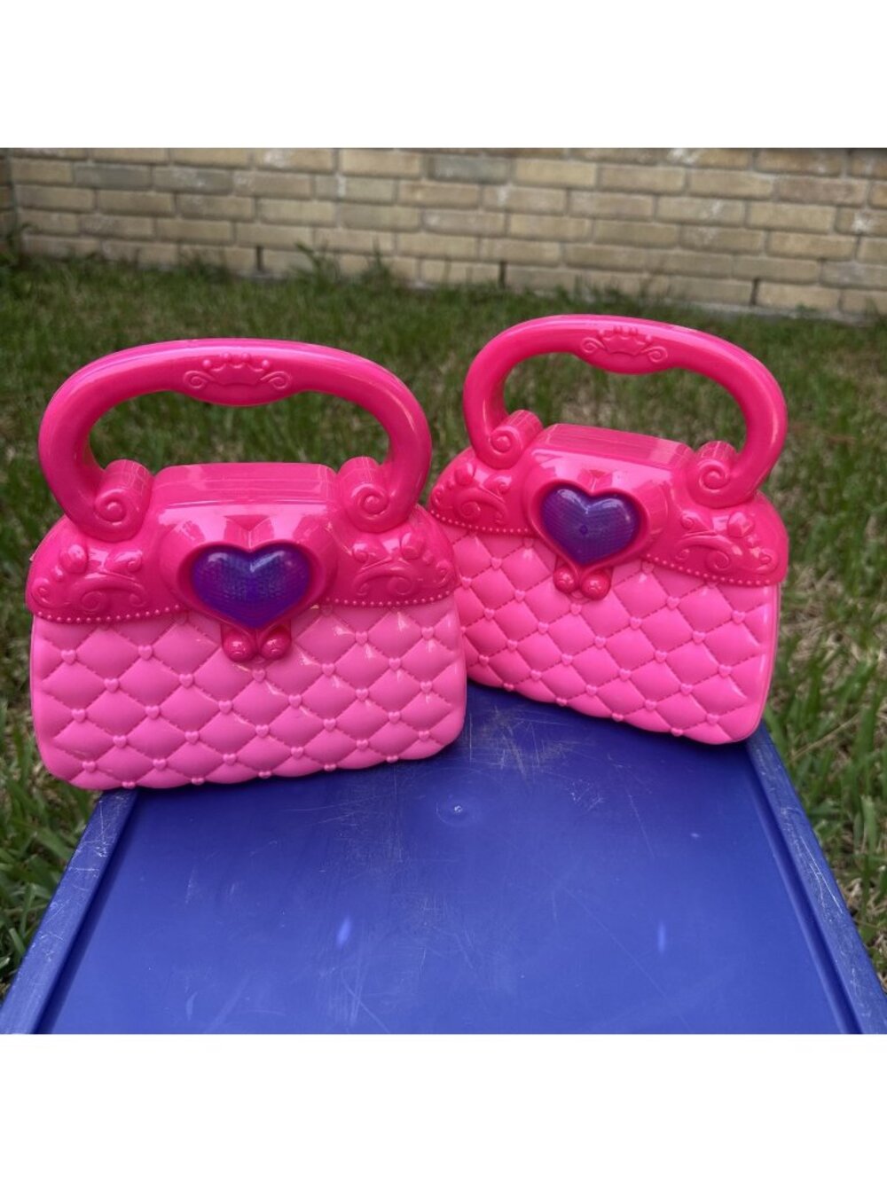 Kid Connection Pink & Purple Purse Play Light Up First Lot Of 2